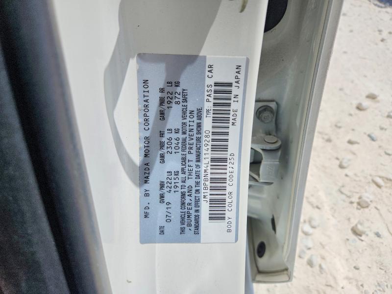 Продажа на аукционе авто 2020 Mazda 3, vin: JM1BPBNM4L1149280, номер лота: 64637326