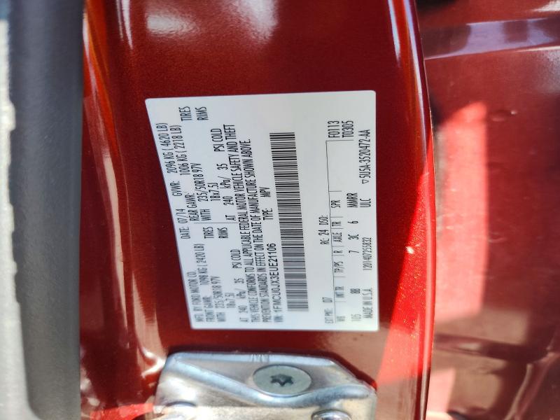 66792796 :رقم المزاد ، 1FMCU0JX3EUE21106 vin ، 2014 Ford Escape مزاد بيع