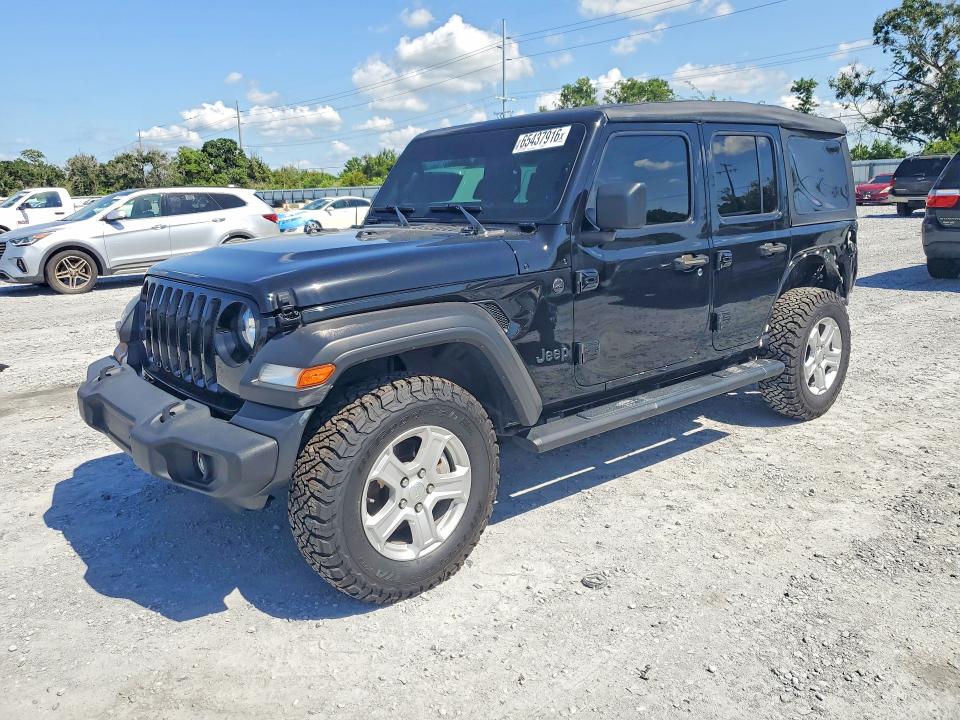 65437916 :رقم المزاد ، 1C4HJXDG5NW180919 vin ، 2022 Jeep Wrangler Unlimited مزاد بيع