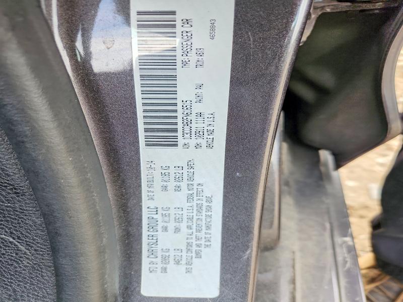 Продаж на аукціоні авто 2015 Chrysler 200, vin: 1C3CCCAB2FN616515, номер лоту: 63539846