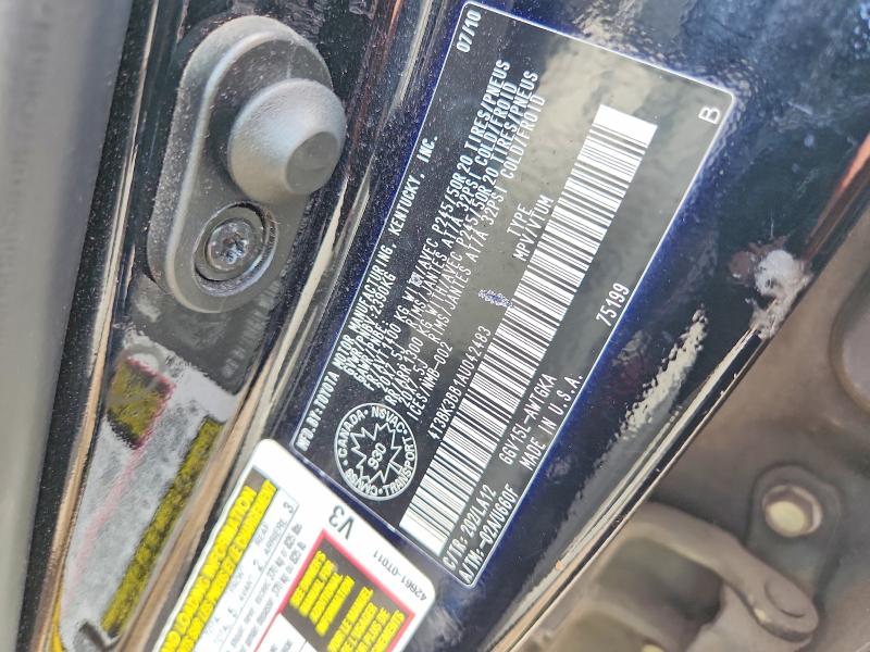 Продажа на аукционе авто 2010 Toyota Venza, vin: 4T3BK3BB1AU042483, номер лота: 65510136