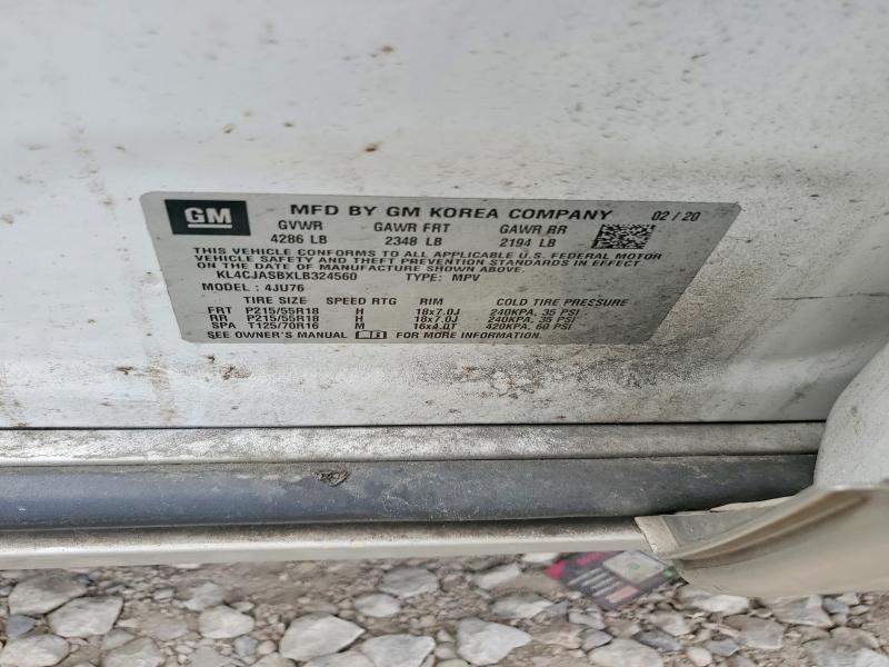 Aukcja sprzedaży 2020 Buick Encore, vin: KL4CJASBXLB324560, numer aukcji: 63650836