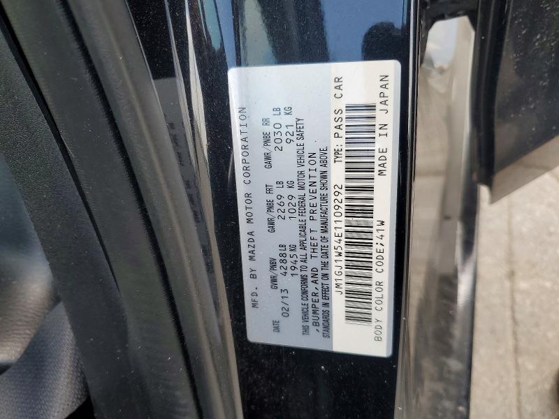 Aukcja sprzedaży 2014 Mazda 6, vin: JM1GJ1W54E1109292, numer aukcji: 64421566