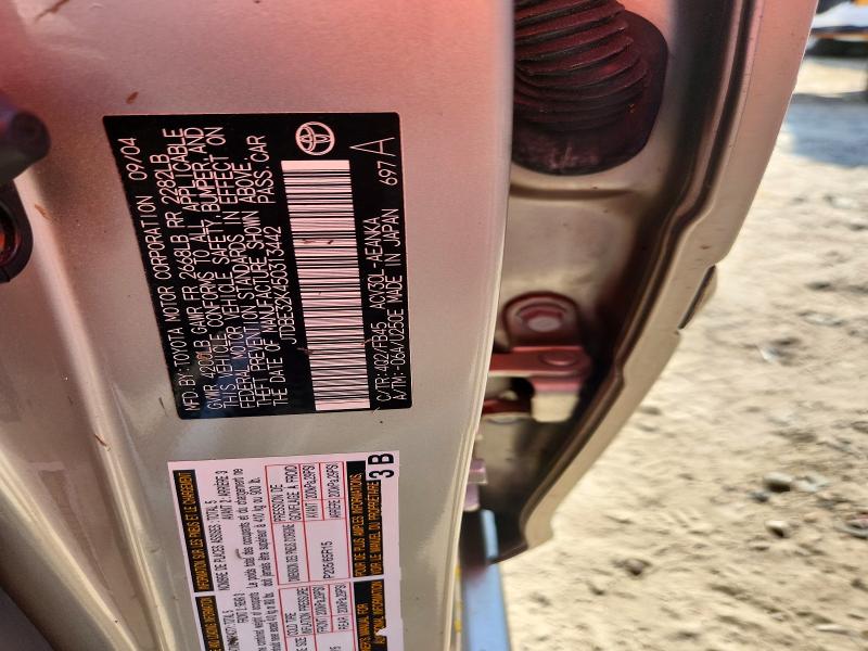 Продажа на аукционе авто 2005 Toyota Camry, vin: JTDBE32K450313442, номер лота: 64845636