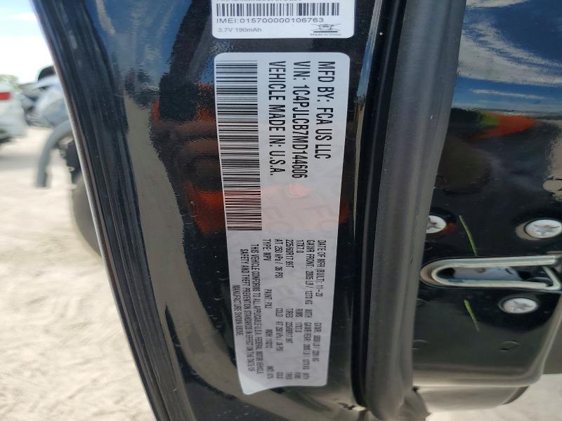 65322136 :رقم المزاد ، 1C4PJLCB7MD144606 vin ، 2021 Jeep Cherokee مزاد بيع