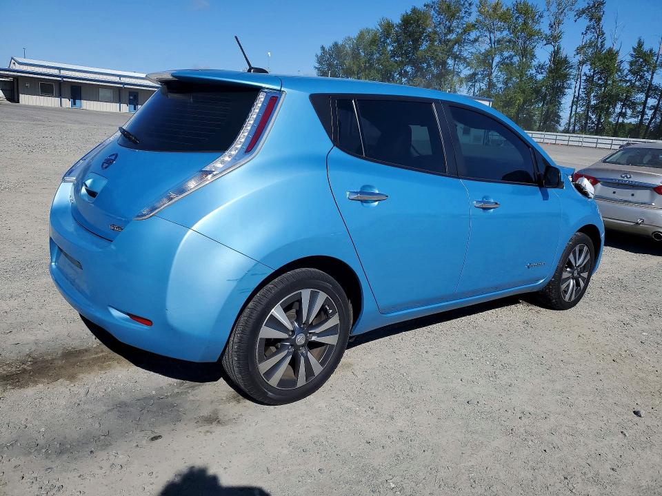 64703506 :رقم المزاد ، 1N4AZ0CP1FC313669 vin ، 2015 Nissan Leaf مزاد بيع