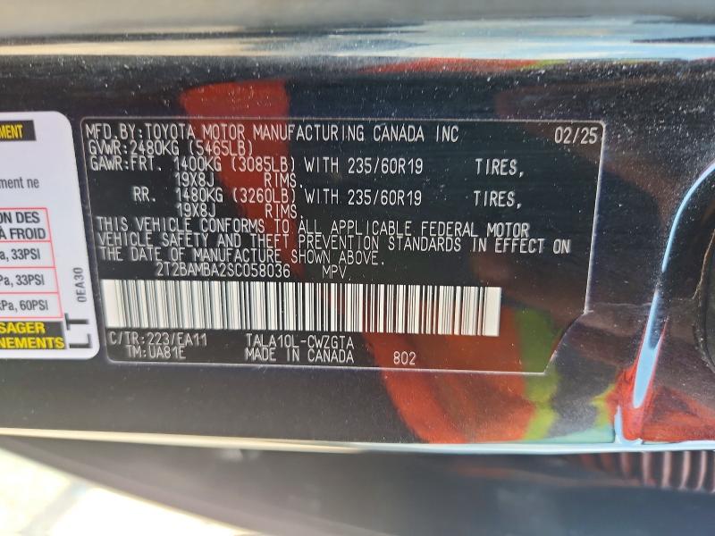 Продажа на аукционе авто 2025 Lexus Rx 350, vin: 2T2BAMBA2SC058036, номер лота: 67259546