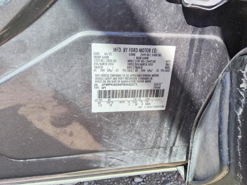 Продажа на аукционе авто 2023 Ford Edge, vin: 2FMPK4G90PBA42273, номер лота: 63591246