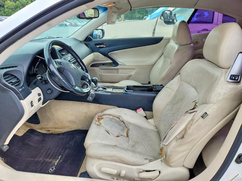 63897196 :رقم المزاد ، JTHFE2C22A2501724 vin ، 2010 Lexus Is مزاد بيع