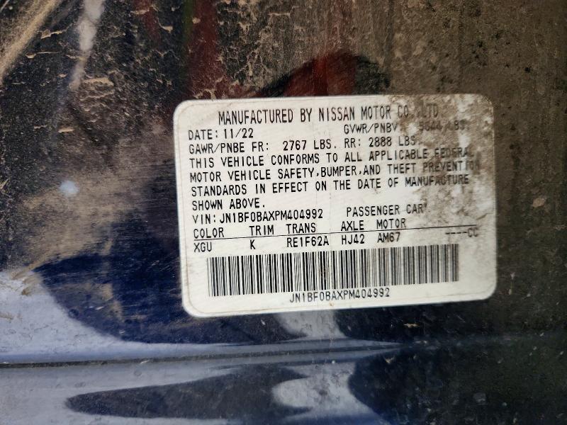 64622056 :رقم المزاد ، JN1BF0BAXPM404992 vin ، 2023 Nissan Ariya مزاد بيع
