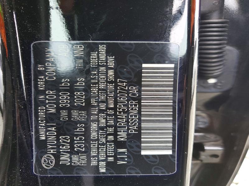 Продаж на аукціоні авто 2023 Hyundai Elantra, vin: KMHLR4AF5PU607247, номер лоту: 65871016
