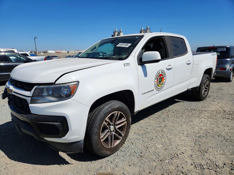 Aukcja sprzedaży 2021 Chevrolet Colorado, vin: 1GCGSBENXM1124110, numer aukcji: 64491096
