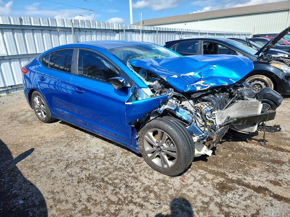 Продаж на аукціоні авто 2018 Hyundai Elantra, vin: KMHD84LF6JU553839, номер лоту: 66411006