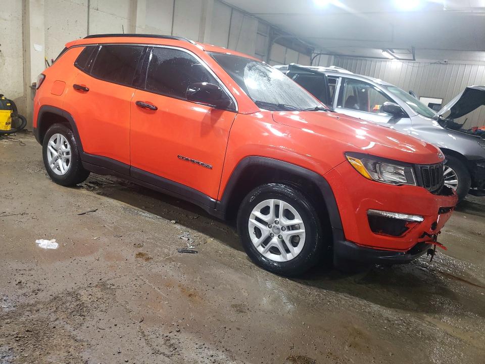 2019 Jeep Compass მანქანა იყიდება აუქციონზე, vin: 3C4NJCAB5KT685851, აუქციონის ნომერი: 64204616