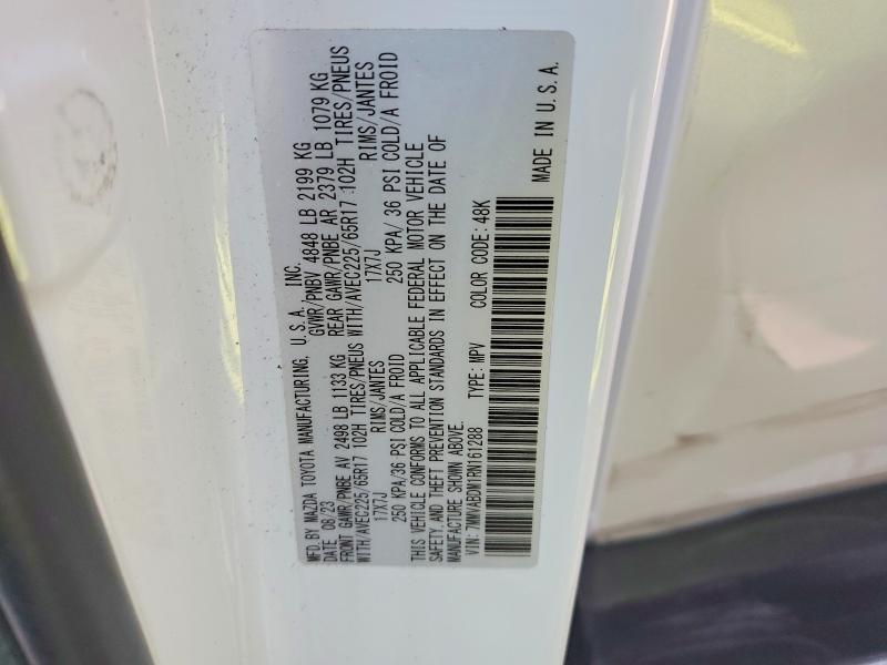 Aukcja sprzedaży 2024 Mazda Cx-50, vin: 7MMVABDM1RN161288, numer aukcji: 65688906