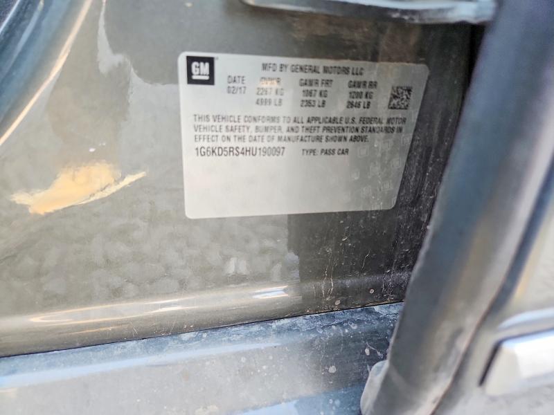 Продаж на аукціоні авто 2017 Cadillac Ct6, vin: 1G6KD5RS4HU190097, номер лоту: 62980356