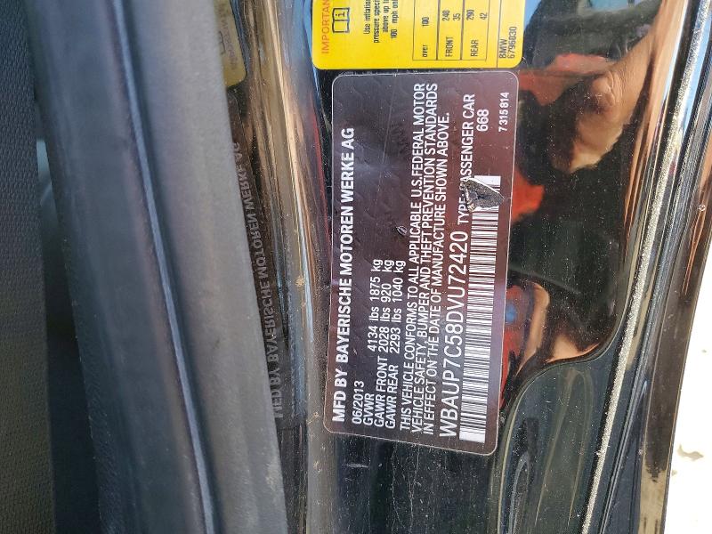 Aukcja sprzedaży 2013 Bmw 128, vin: WBAUP7C58DVU72420, numer aukcji: 66171946