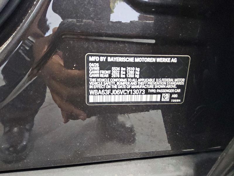 Aukcja sprzedaży 2027 Bmw 540, vin: WBA63FJ06VCY13073, numer aukcji: 65299066