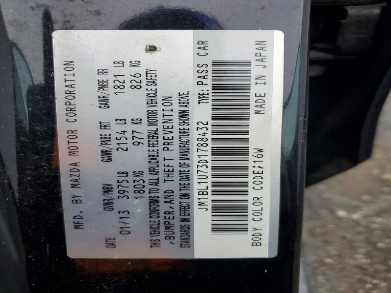 Продажа на аукционе авто 2013 Mazda 3, vin: JM1BL1U73D1788432, номер лота: 63368306