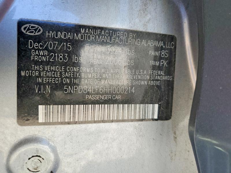 Продаж на аукціоні авто 2017 Hyundai Elantra, vin: 5NPD84LF6HH000214, номер лоту: 63741106