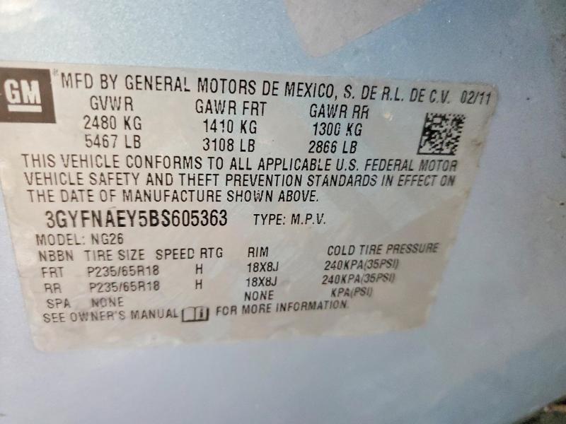 Aukcja sprzedaży 2011 Cadillac Srx, vin: 3GYFNAEY5BS605363, numer aukcji: 66936216