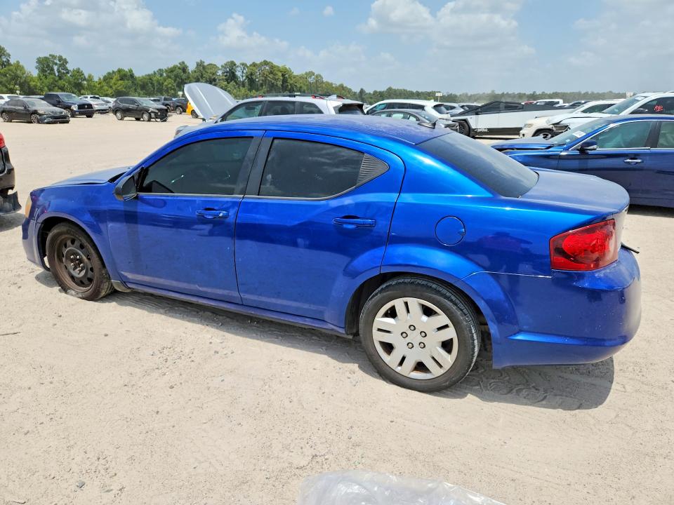63518376 :رقم المزاد ، 1C3CDZAG4EN166750 vin ، 2014 Dodge Avenger مزاد بيع
