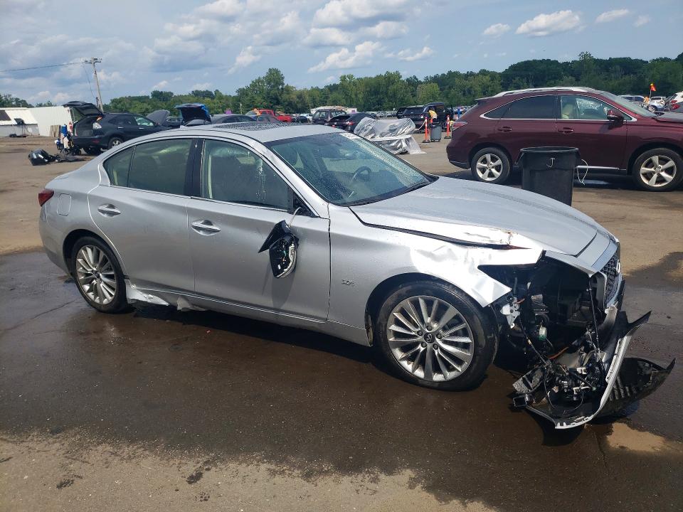 2019 Infiniti Q50 მანქანა იყიდება აუქციონზე, vin: JN1EV7AR3KM593154, აუქციონის ნომერი: 64014486