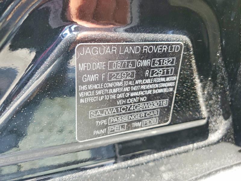 Продажа на аукционе авто 2016 Jaguar Xj, vin: SAJWA1C74G8W03018, номер лота: 64503006
