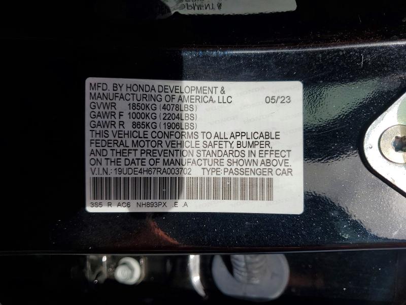 Aukcja sprzedaży 2024 Acura Integra, vin: 19UDE4H67RA003702, numer aukcji: 63394916