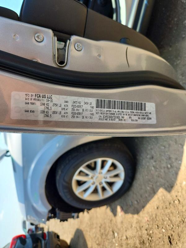63518396 :رقم المزاد ، 3C4PDCBG5HT531823 vin ، 2017 Dodge Journey مزاد بيع