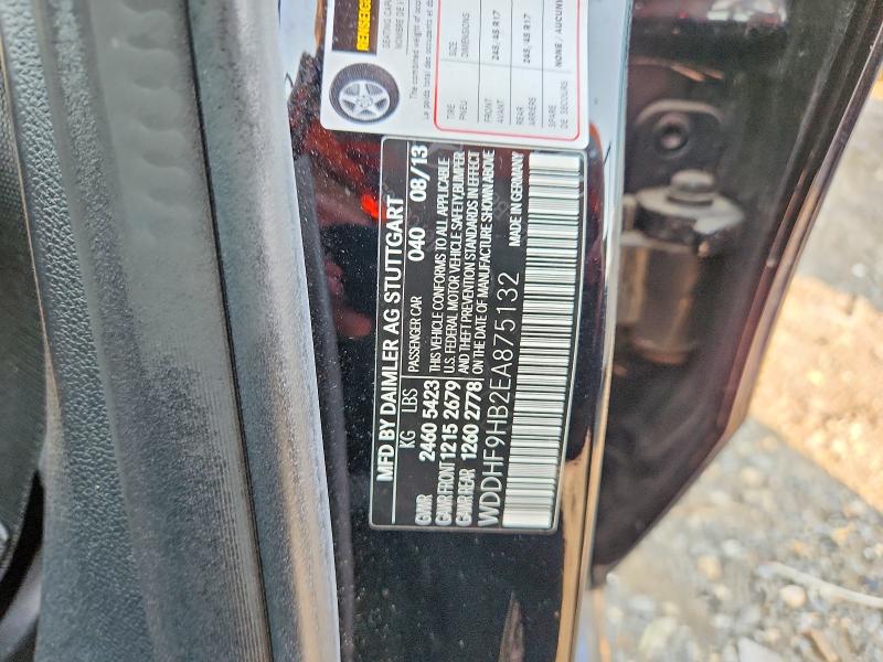 63685666 :رقم المزاد ، WDDHF9HB2EA875132 vin ، 2014 Mercedes-benz E مزاد بيع