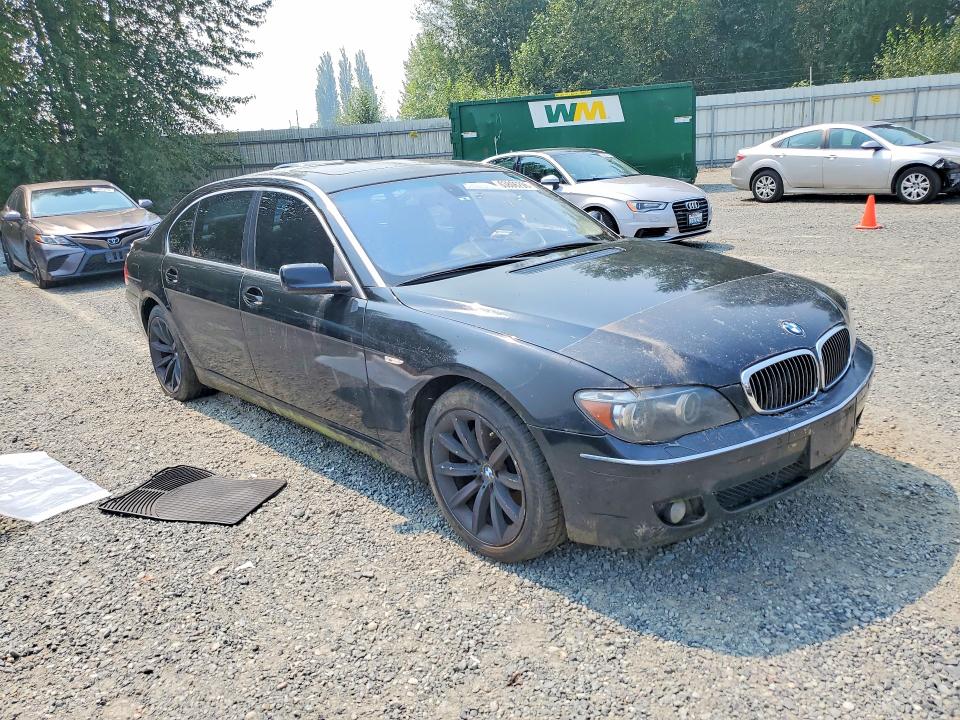 2007 Bmw 750 მანქანა იყიდება აუქციონზე, vin: WBAHN83597DT66565, აუქციონის ნომერი: 63806296