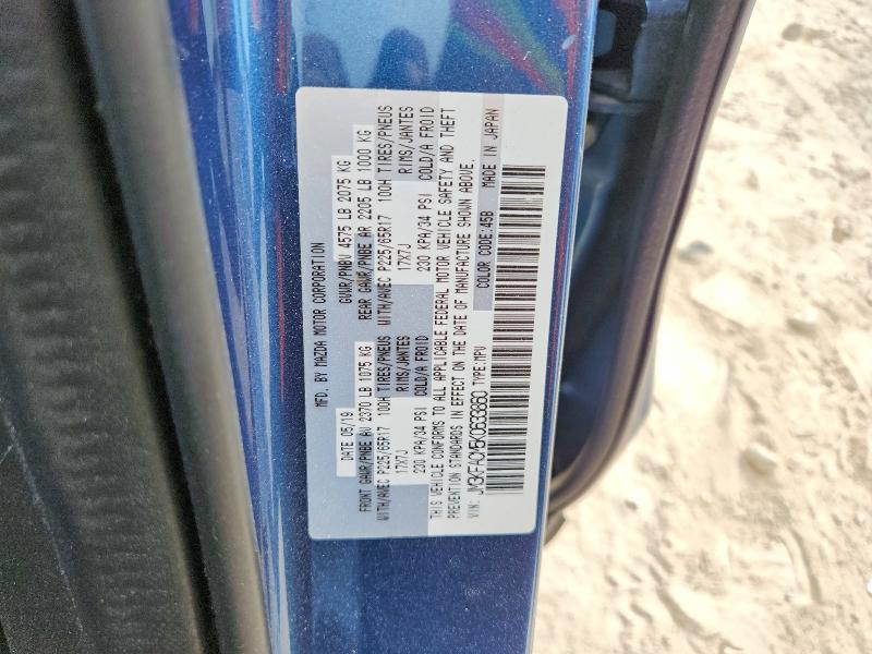 Aukcja sprzedaży 2019 Mazda Cx-5, vin: JM3KFACM5K0633860, numer aukcji: 65122366