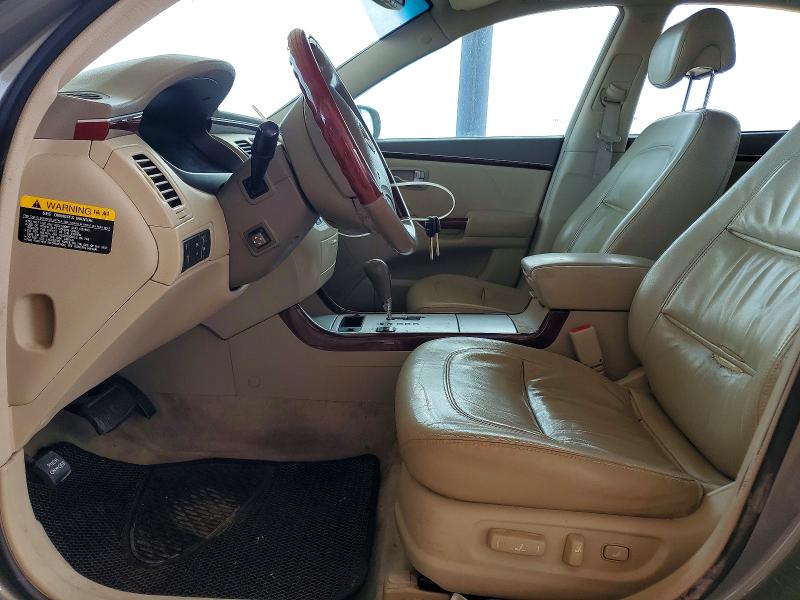 2007 Hyundai Azera მანქანა იყიდება აუქციონზე, vin: KMHFC46F27A190405, აუქციონის ნომერი: 63866066