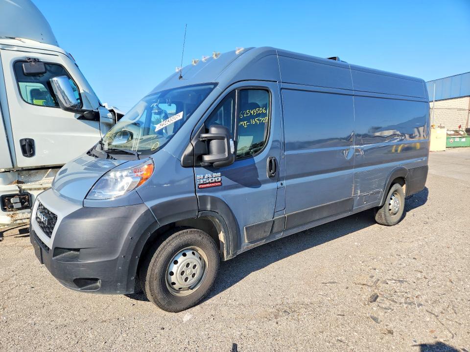 2020 Ram Promaster 3500 მანქანა იყიდება აუქციონზე, vin: 3C6URVJG9LE145038, აუქციონის ნომერი: 62543506