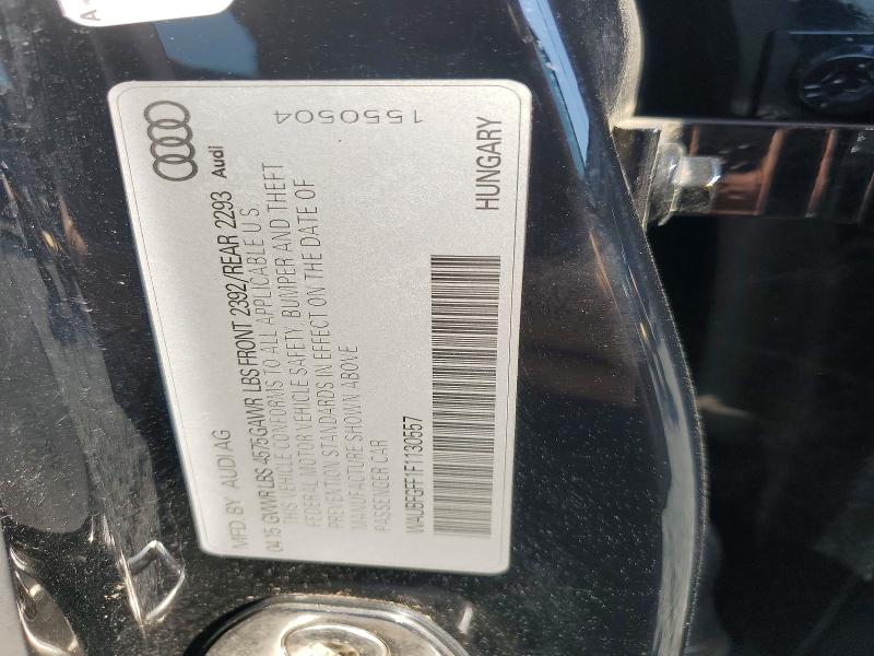 Aukcja sprzedaży 2015 Audi A3, vin: WAUBFGFF1F1130557, numer aukcji: 66594966
