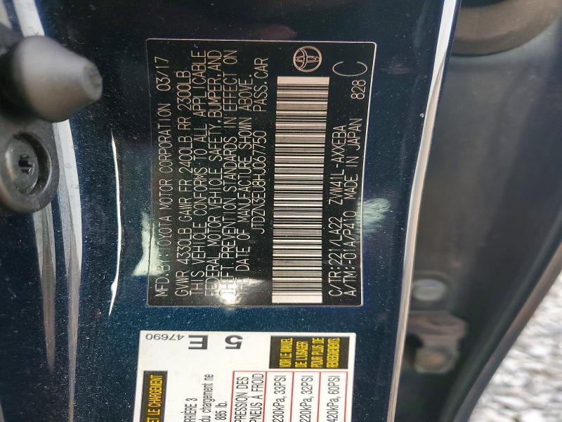 Продаж на аукціоні авто 2017 Toyota Prius V, vin: JTDZN3EU8HJ067750, номер лоту: 66903676