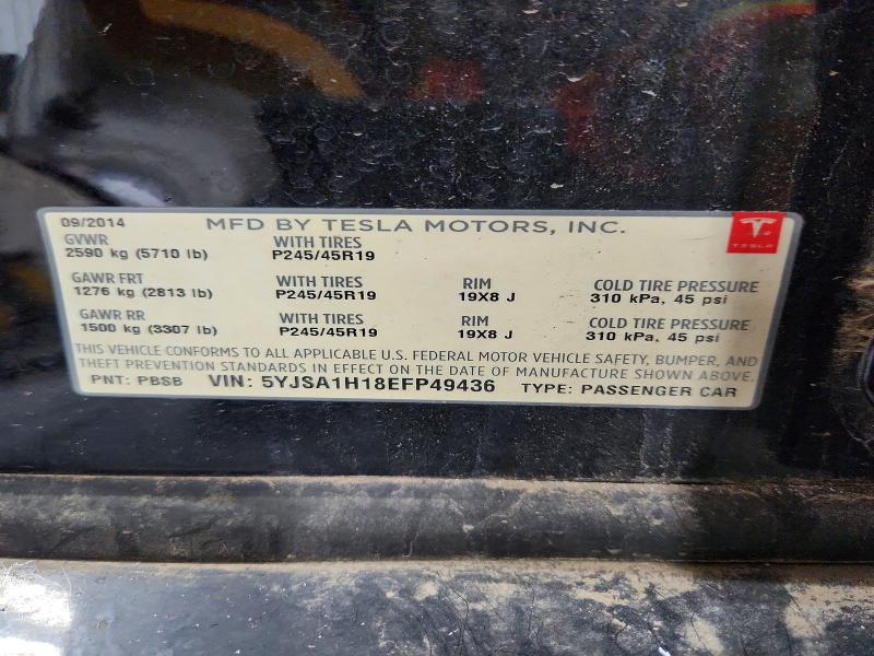 Продажа на аукционе авто 2014 Tesla Model S, vin: 5YJSA1H18EFP49436, номер лота: 66538066