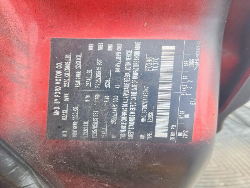 64063476 :رقم المزاد ، NM0LS7DN7DT145947 vin ، 2013 Ford Transit Connect مزاد بيع