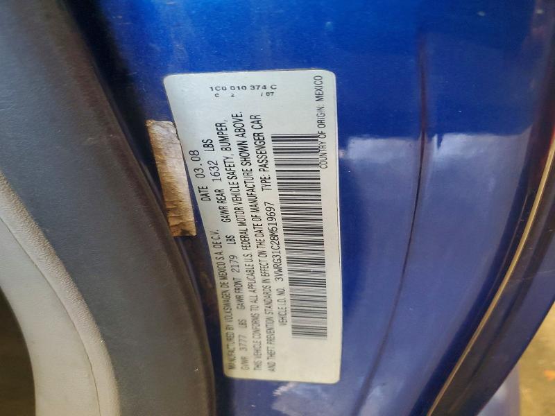 Aukcja sprzedaży 2008 Volkswagen New Beetle, vin: 3VWRG31C28M519697, numer aukcji: 66239936