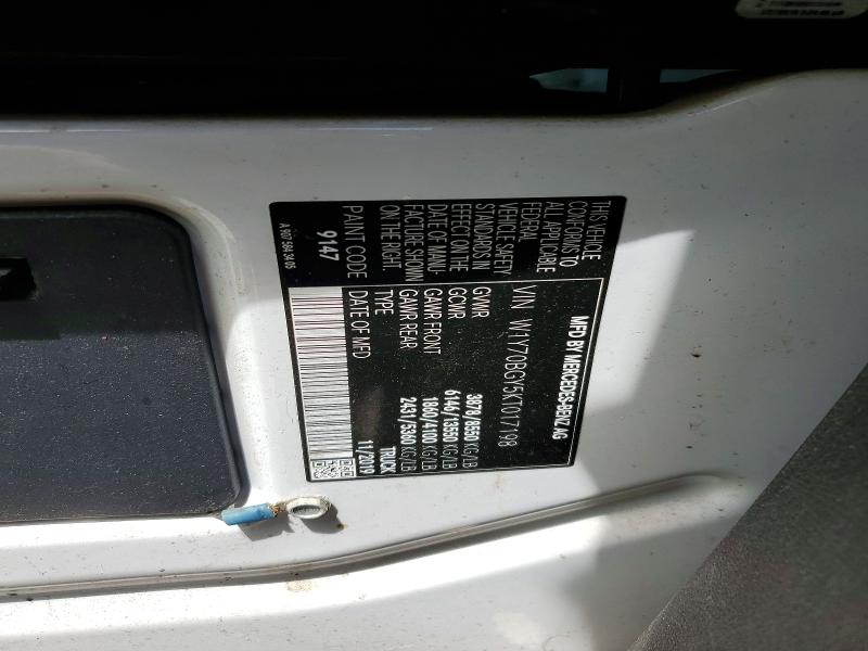 Продажа на аукционе авто 2019 Mercedes-benz Sprinter, vin: W1Y70BGY5KT017198, номер лота: 68863436