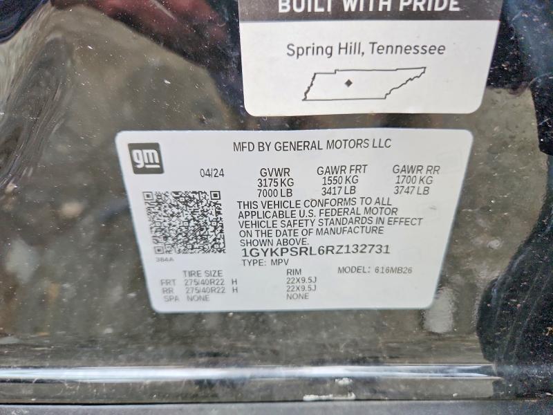 Продаж на аукціоні авто 2024 Cadillac Lyriq, vin: 1GYKPSRL6RZ132731, номер лоту: 67248496