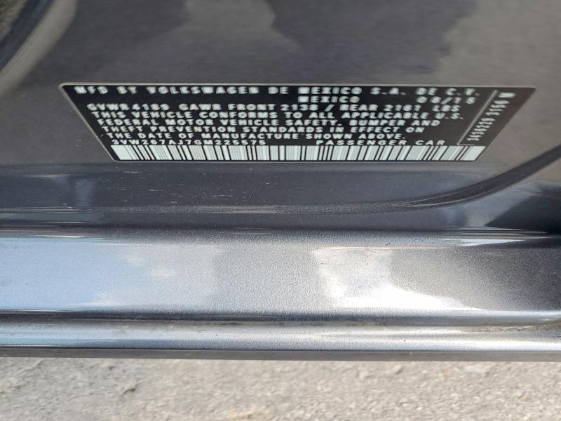 Aukcja sprzedaży 2016 Volkswagen Jetta, vin: 3VW267AJ7GM225575, numer aukcji: 64606446