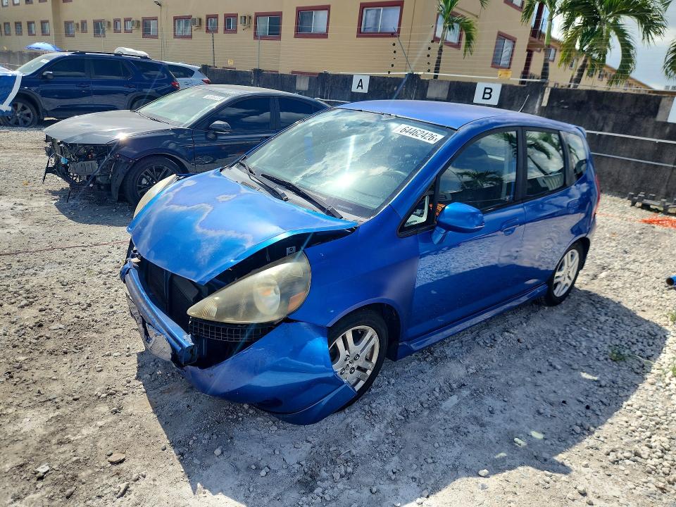 Продаж на аукціоні авто 2007 Honda Fit, vin: JHMGD38697S057436, номер лоту: 64462426