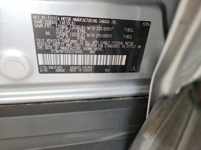 Продаж на аукціоні авто 2025 Toyota Rav4, vin: 2T3W1RFV5SC310482, номер лоту: 64049116