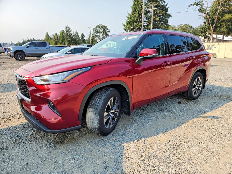 Auction sale of the 2020 Toyota Highlander, vin: 5TDGZRBH4LS037100, lot number: 63608546