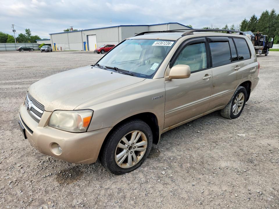 2006 Toyota Highlander მანქანა იყიდება აუქციონზე, vin: JTEEW21A460006749, აუქციონის ნომერი: 64361236