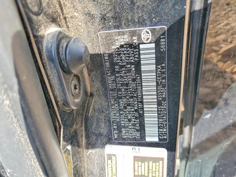 Aukcja sprzedaży 2017 Toyota Camry, vin: 4T1BF1FK8HU623047, numer aukcji: 66001336