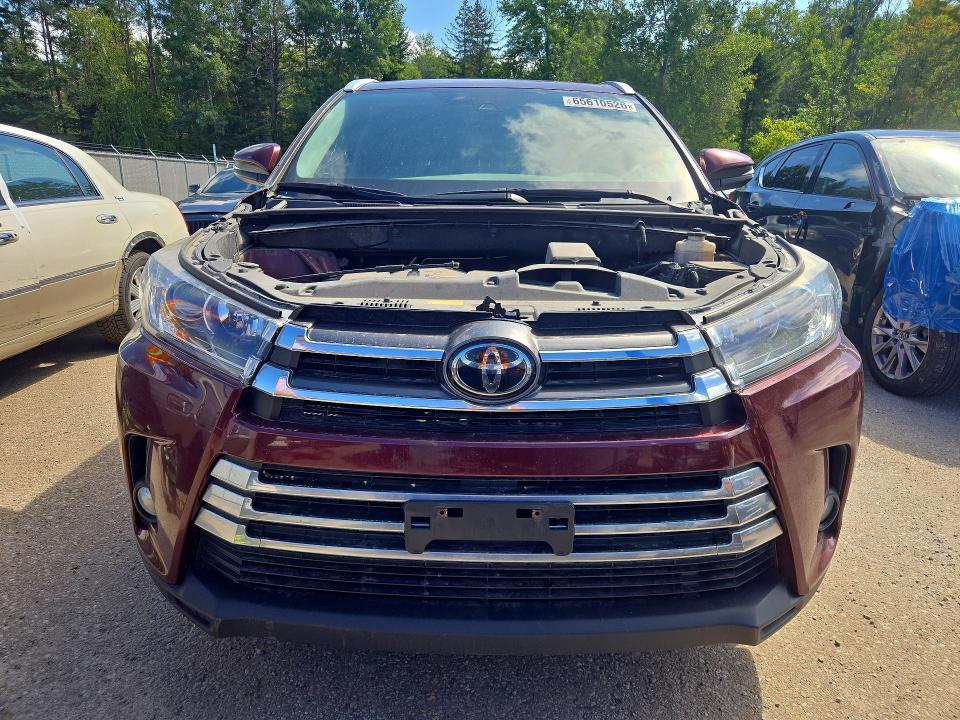 Aukcja sprzedaży 2017 Toyota Highlander, vin: 5TDJZRFH3HS435874, numer aukcji: 65610526