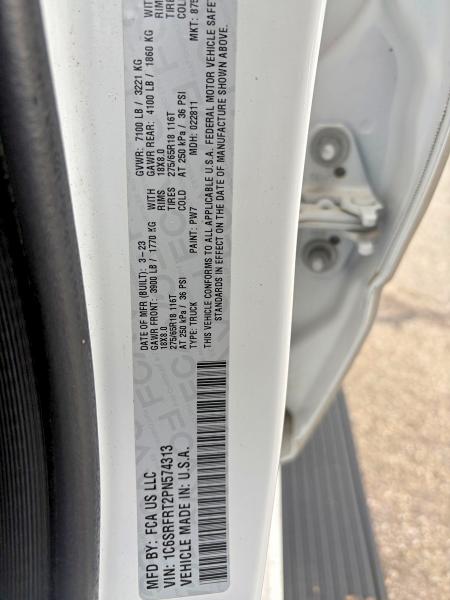 66657006 :رقم المزاد ، 1C6SRFRT2PN574313 vin ، 2023 Ram 1500 مزاد بيع